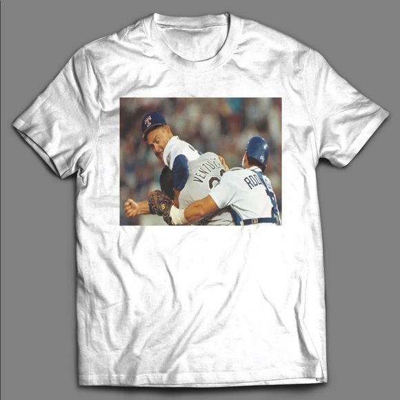 NOLAN RYAN PUNCHING VENTURA QUALITY OLDSKOOL SHIRT - Picture 1 of 1